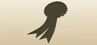 Award Ribbon silhouette