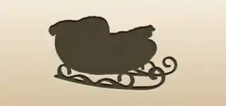 Sleigh silhouette