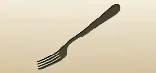 Fork silhouette