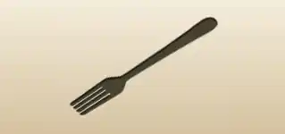 Fork silhouette