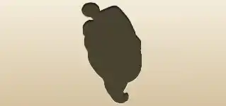 Santa silhouette