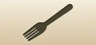 Fork silhouette