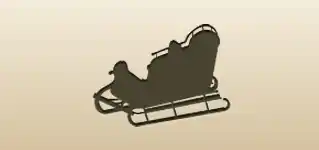 Sleigh silhouette