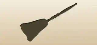 Broom silhouette