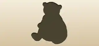 Bear silhouette