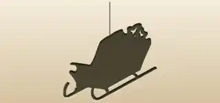 Sleigh silhouette
