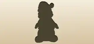 Santa silhouette