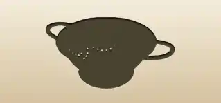Colander silhouette