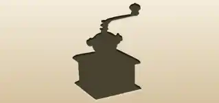 Coffee Grinder silhouette