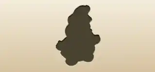 Santa silhouette