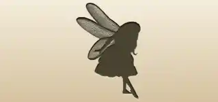 Fairy silhouette