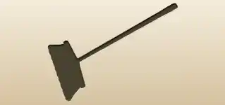 Broom silhouette