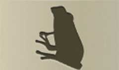 Frog silhouette #6