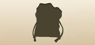 Sack of salt silhouette