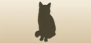 Cat silhouette