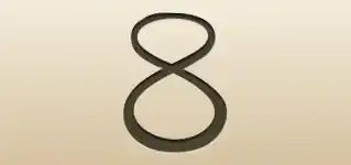 Infinity Symbol silhouette