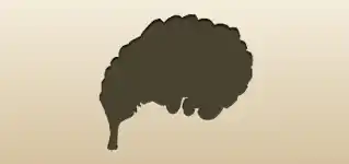 Feather silhouette