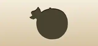 Apple silhouette