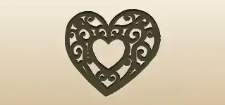 Heart silhouette