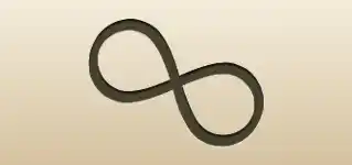 Infinity Symbol silhouette