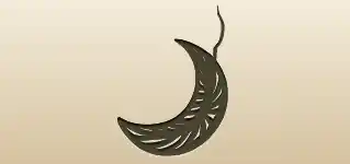 Crescent Moon silhouette