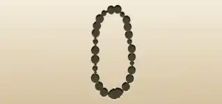 Bead Necklace silhouette