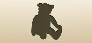 Teddy Bear silhouette