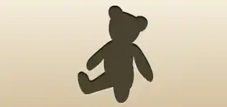 Teddy Bear silhouette