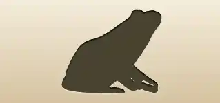 Frog silhouette