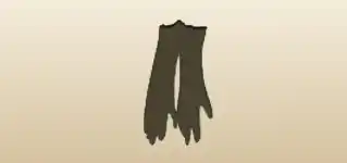 Gloves silhouette
