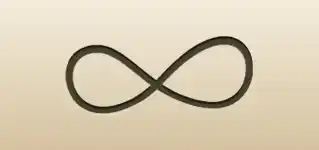 Infinity Symbol silhouette