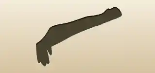 Glove silhouette