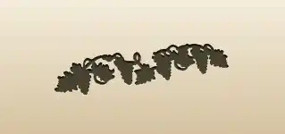 Grapes silhouette
