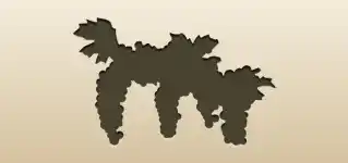 Grapes silhouette