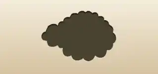 Brooch silhouette