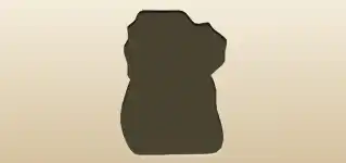 Sack of salt silhouette