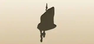 Candle silhouette