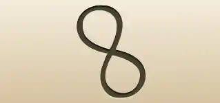 Infinity Symbol silhouette