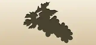 Grapes silhouette