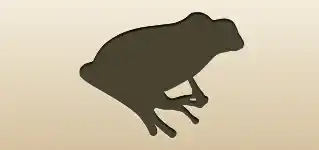 Frog silhouette