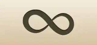 Infinity Symbol silhouette