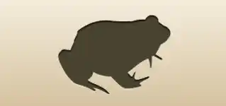 Frog silhouette
