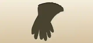 Gloves silhouette