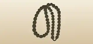 Bead Necklace silhouette