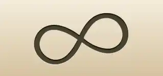 Infinity Symbol silhouette