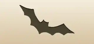 Bat silhouette
