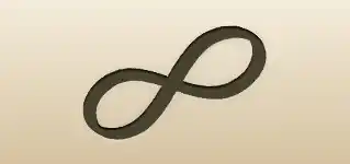 Infinity Symbol silhouette