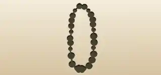 Bead Necklace silhouette