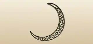 Crescent Moon silhouette