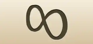 Infinity Symbol silhouette